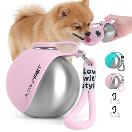 Portable Dog Water Bottle (10 oz / 285ml) – Leakproof Travel Dispenser