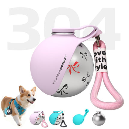 Portable Dog Water Bottle (10 oz / 285ml) – Leakproof Travel Dispenser